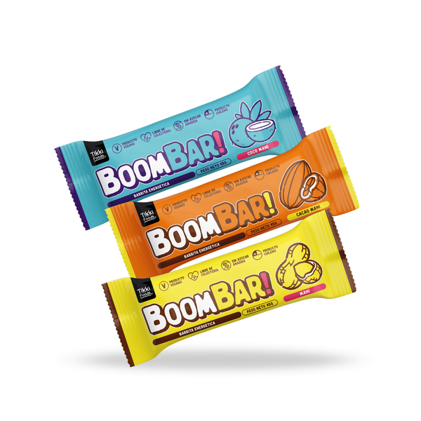 BoomBar! Barrita Energética - Pack 3x (45g)