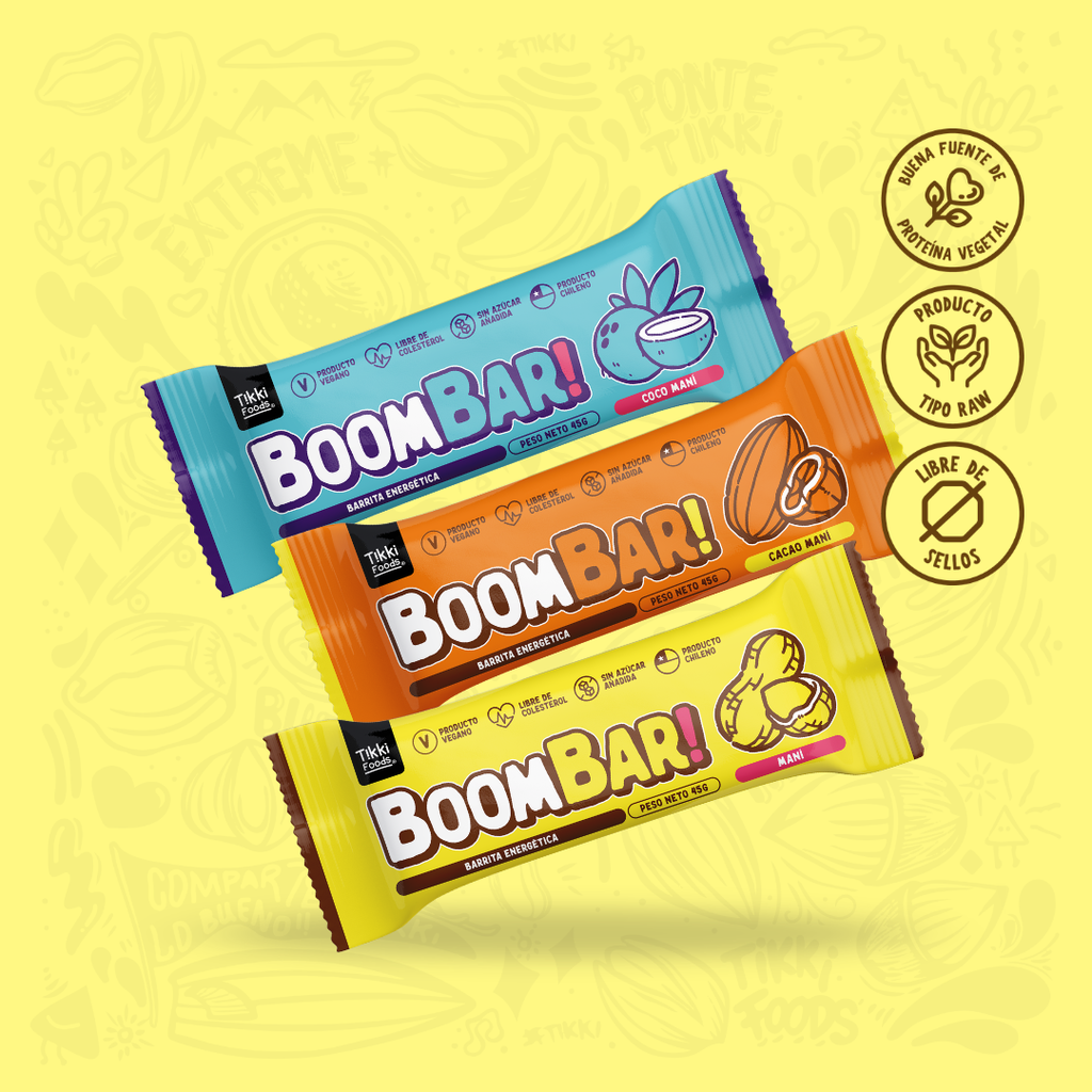 Barrita energética BoomBar - Pack 3x