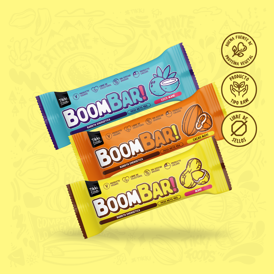 Barrita energética BoomBar - Pack 3x