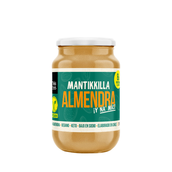 Mantequilla de Almendras - Crema 100% Almendra Chilena Tostada, Keto | 410g