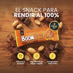 Barrita energética BoomBar CHOCOMANÍ — Barrita Energética Natural, Sin Azúcar Añadida | 45g, 12 unids