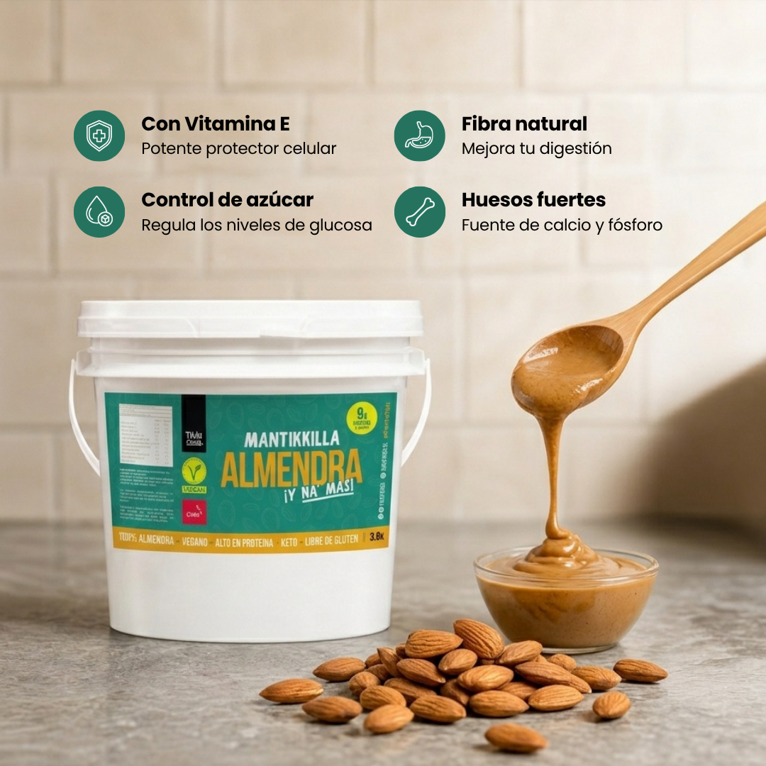 Mantequilla de Almendras - Balde 3,8 kg