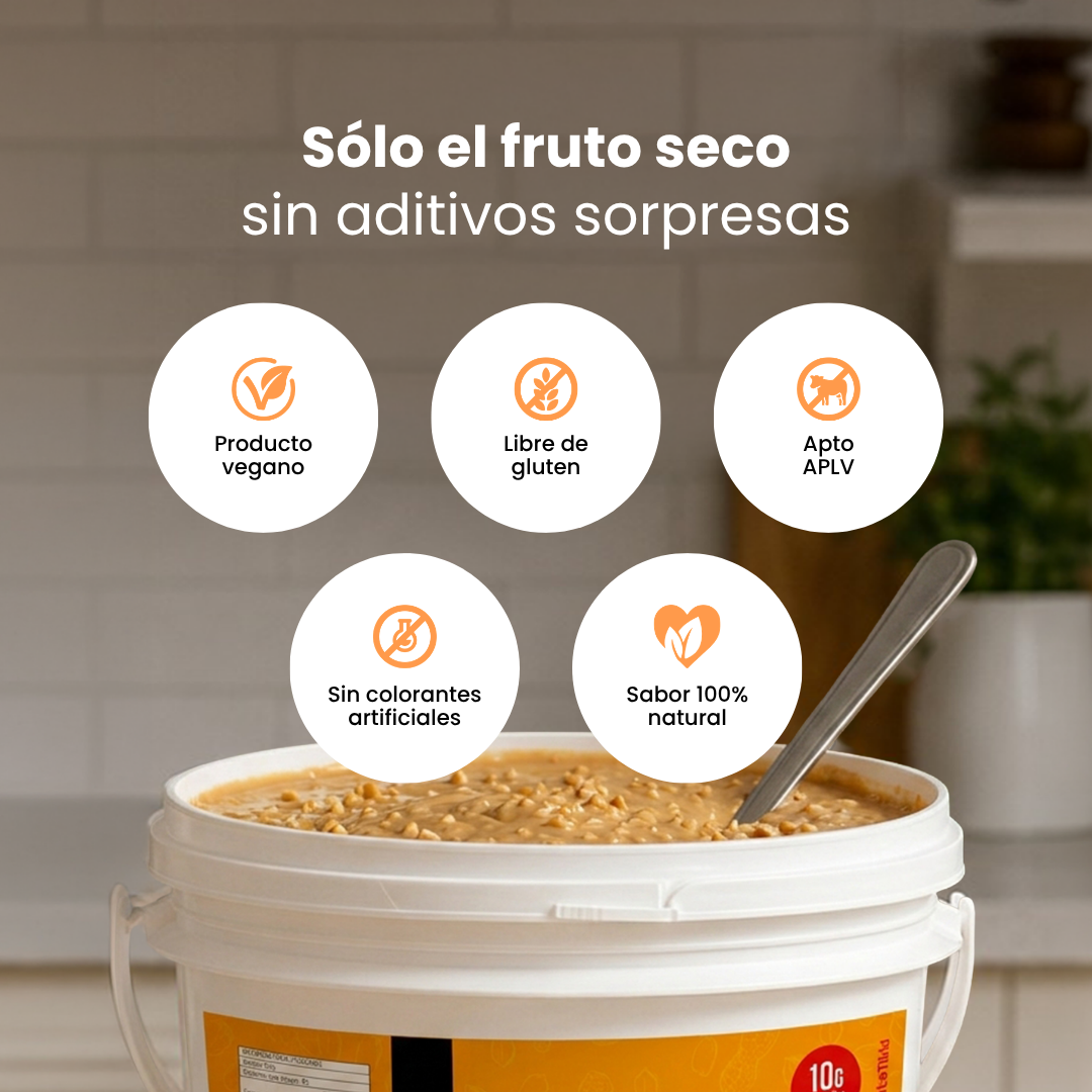 Mantequilla de Maní Crunchy - Balde 3,8 kg
