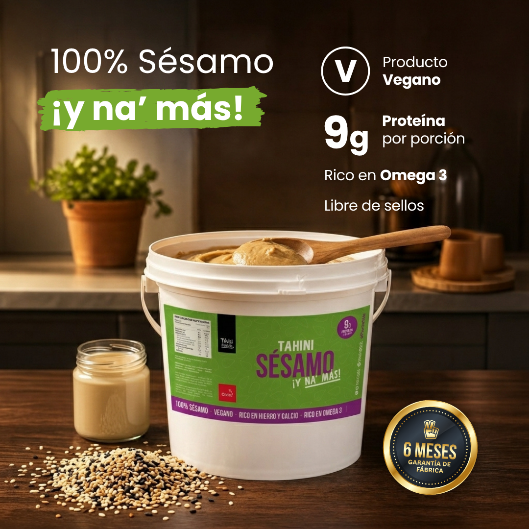 Tahini de Sésamo - Balde 3,8 kg