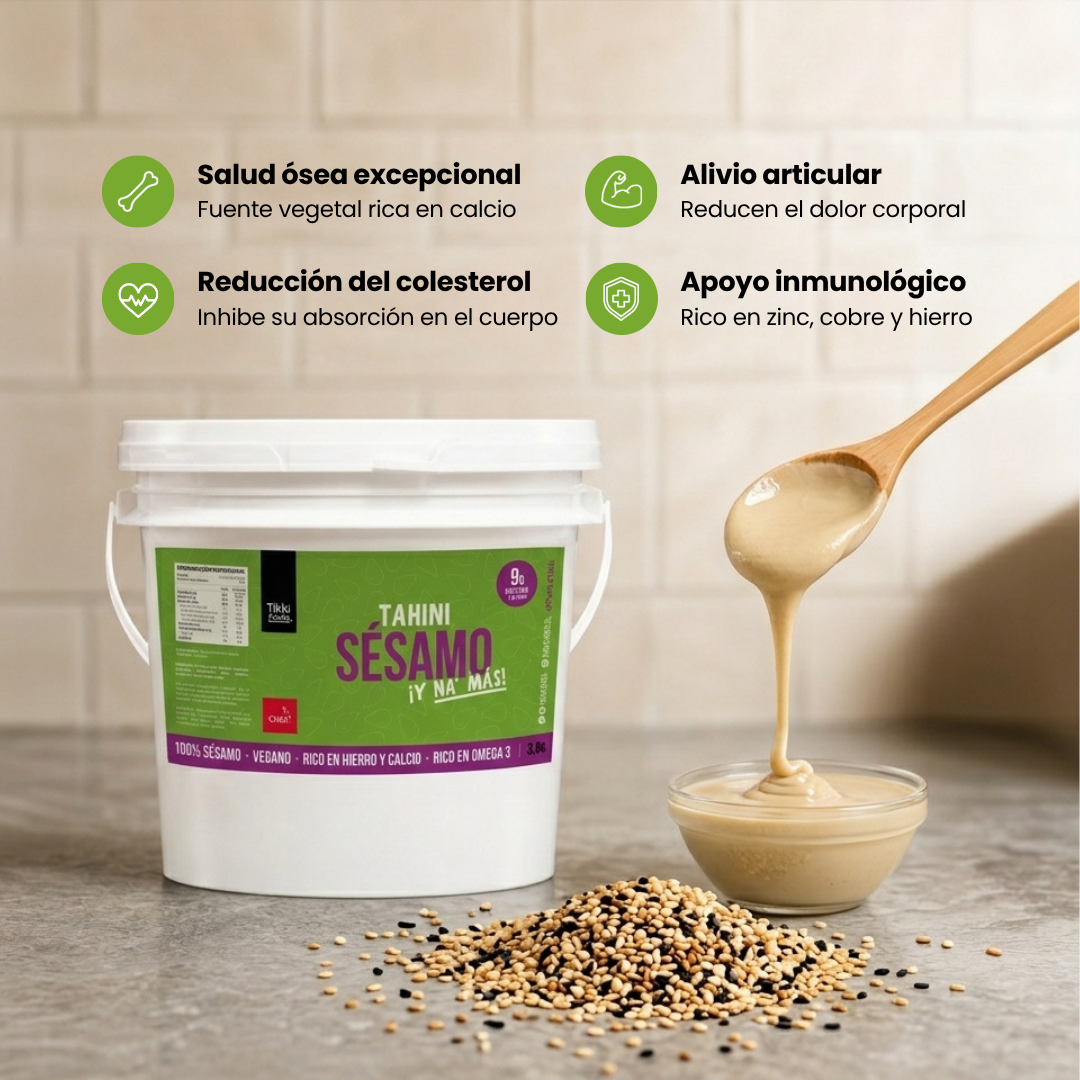 Tahini de Sésamo - Balde 3,8 kg