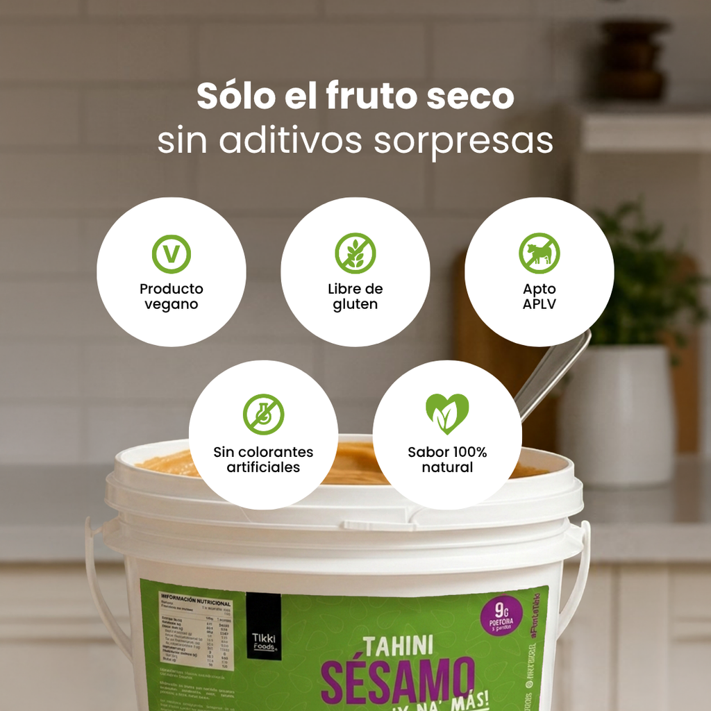 Tahini de Sésamo - Balde 3,8 kg