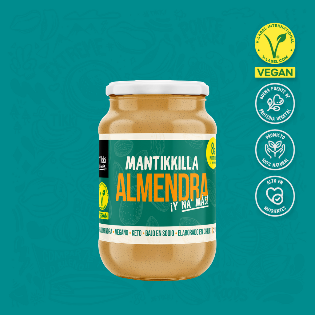 Mantequilla de Almendra — Crema 100% Almendra Chilena Tostada, Keto | 210g