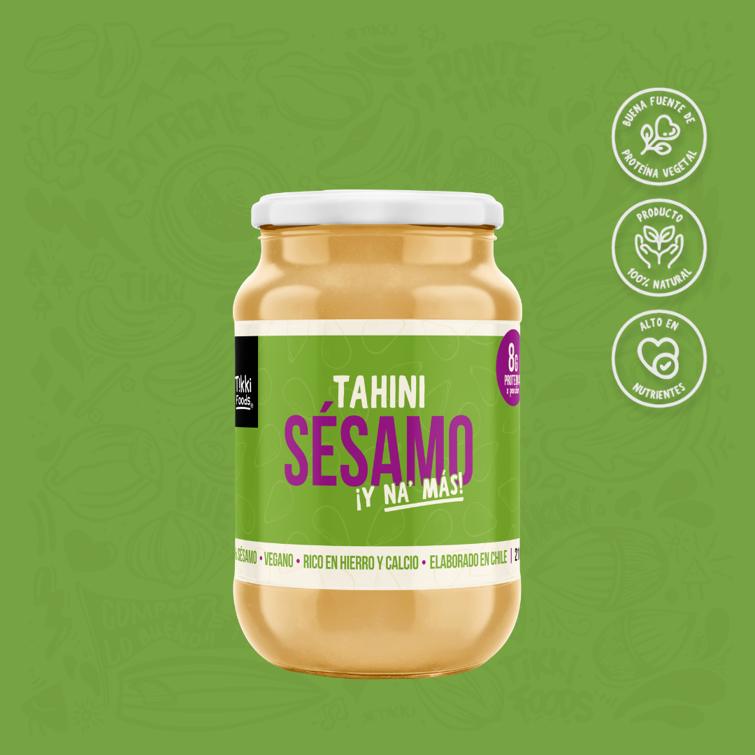 Tahini de Sésamo — Pasta 100% Sésamo Tostado, sin sal | 210g