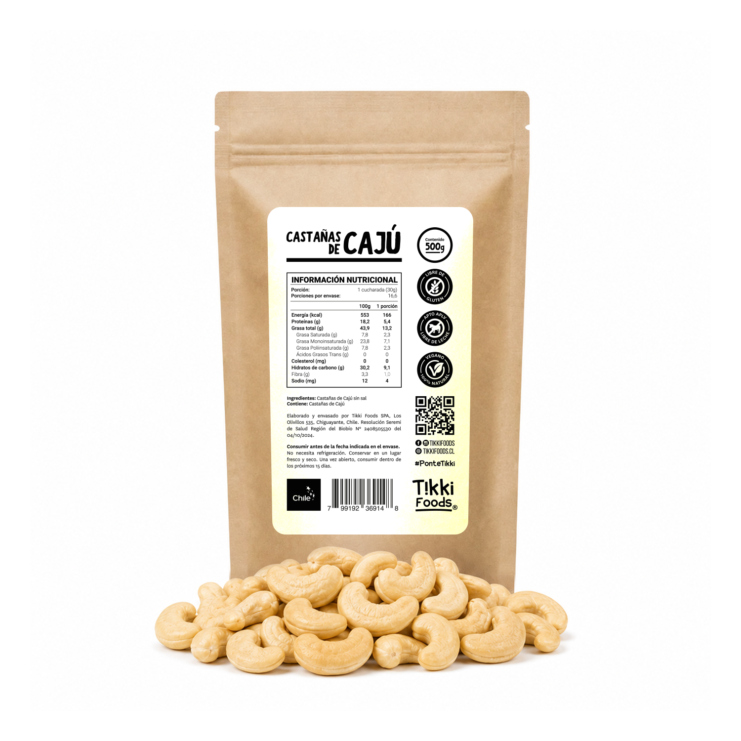 Castañas de Cajú - Doypack 500g