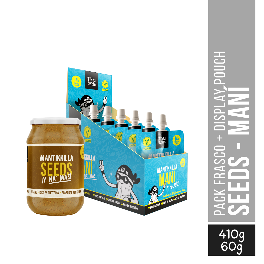 Pack Tikki Seeds + Pouch Mani Suaaave