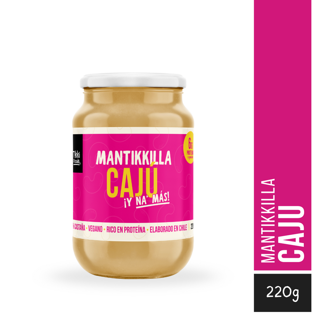 Mantequilla de Cajú — Crema 100% Castaña de Cajú Brasileña, Sin Sal | 220g