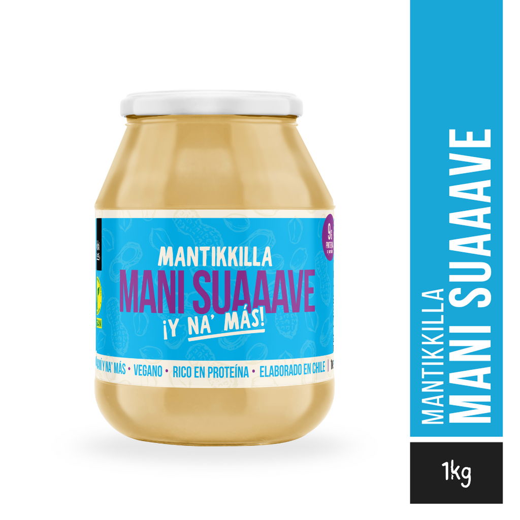Mantequilla de Maní Suaaave — Crema 100% Maní Tostado, Sin Azúcar | 1kg
