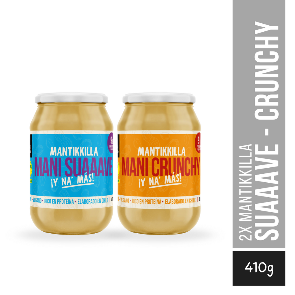 Pack Duo - Mantikkilla Mani Suaaave / Crunchy (410 g)