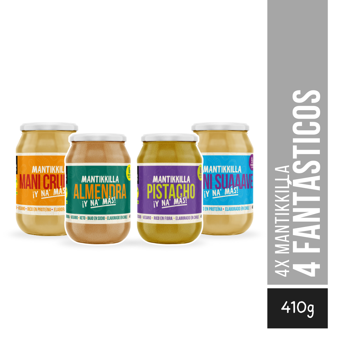 Pack 4 Fantásticos 410 g