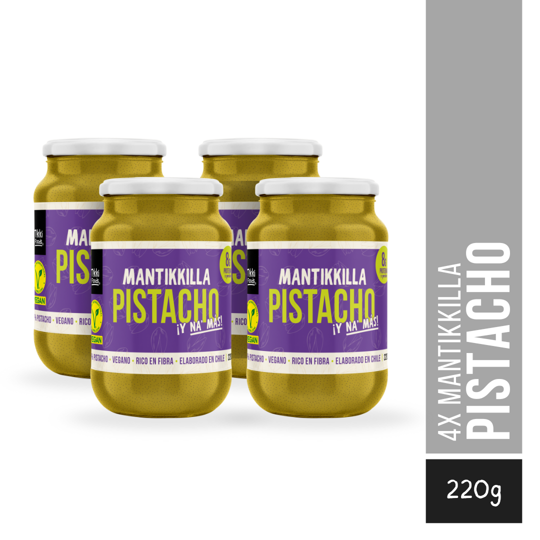 Pack 4x Mantikkillla de Pistachos 220 g