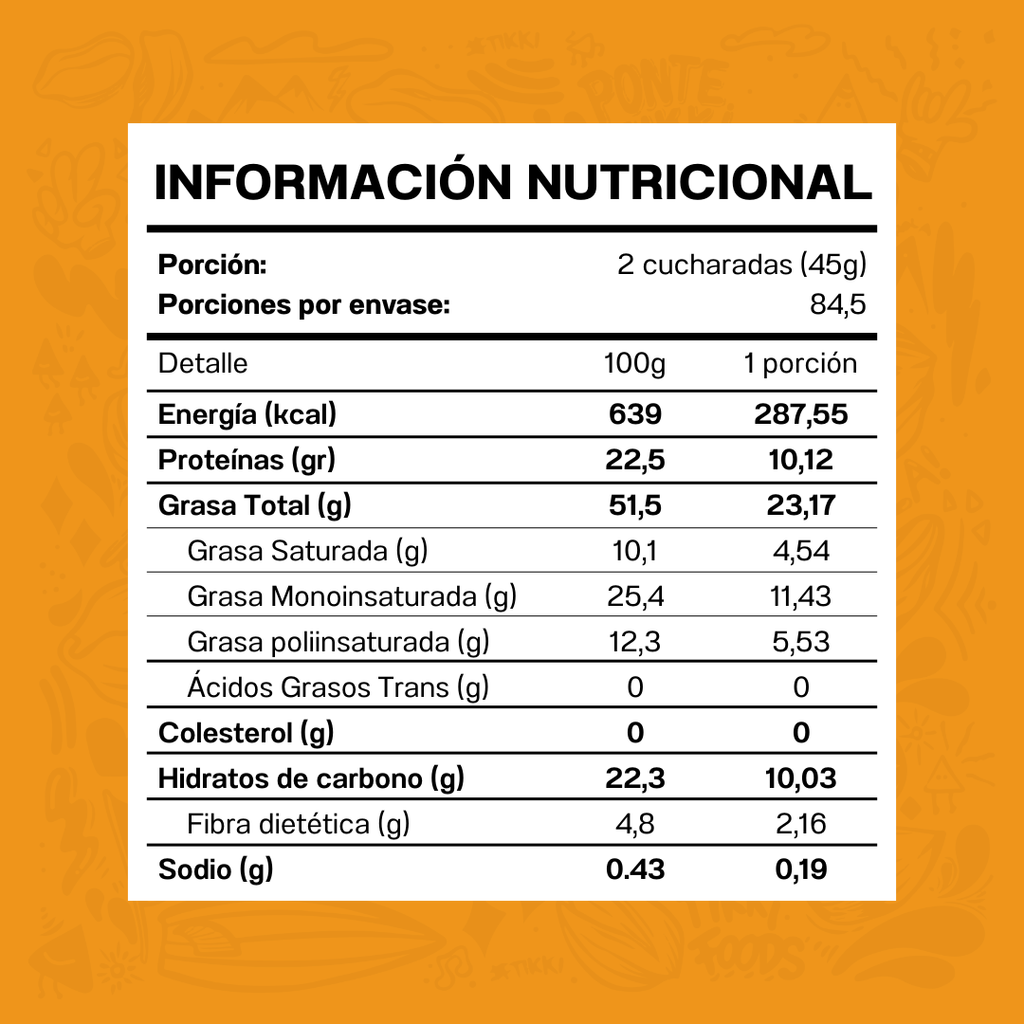Mantequilla de Maní Crunchy — Crema de Maní con Trozos Crujientes, Sin Azúcar, Balde | 3,8 kg