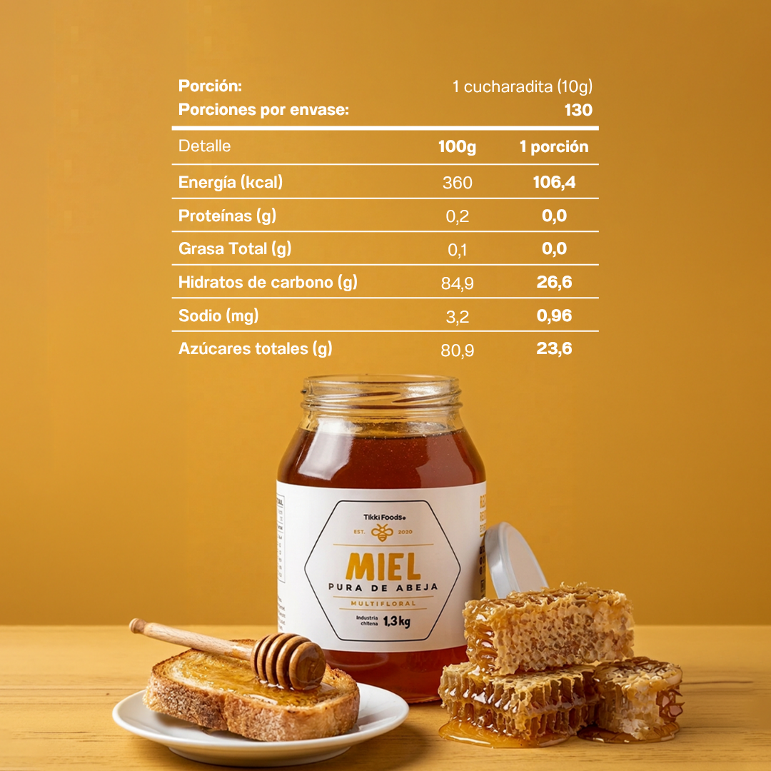 Miel Multifloral - 100% Natural | 1,2kg