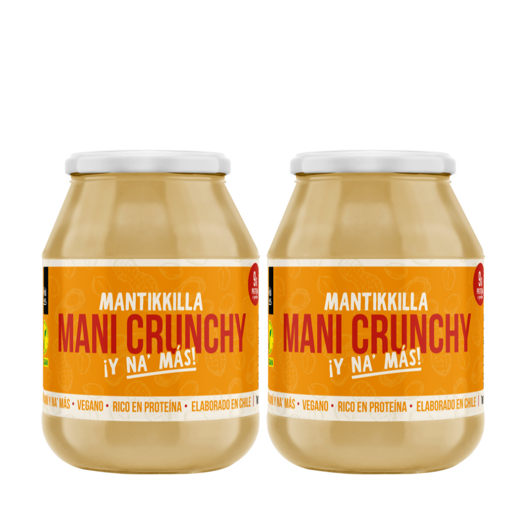 Pack 2x Mantikkilla Mani Crunchy 1kg