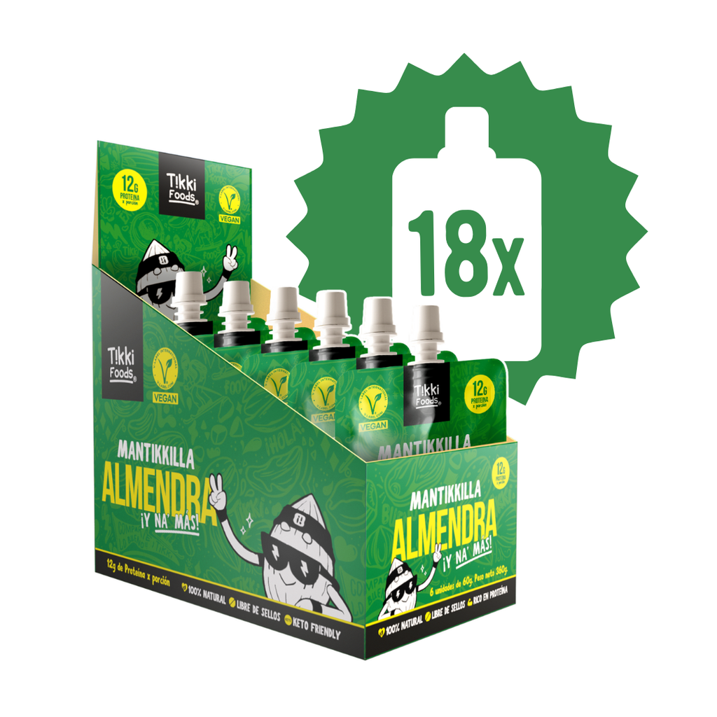 Pack 18 Pouch - Mantikkilla de Almendras (60 g)