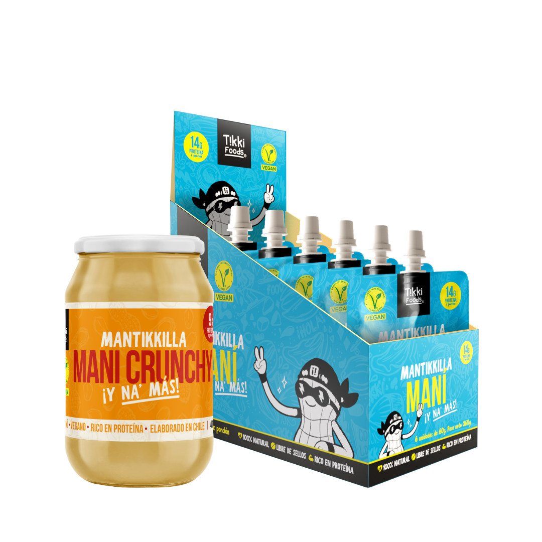 Pack Maní Crunchy 410g + Pouch Maní Suave