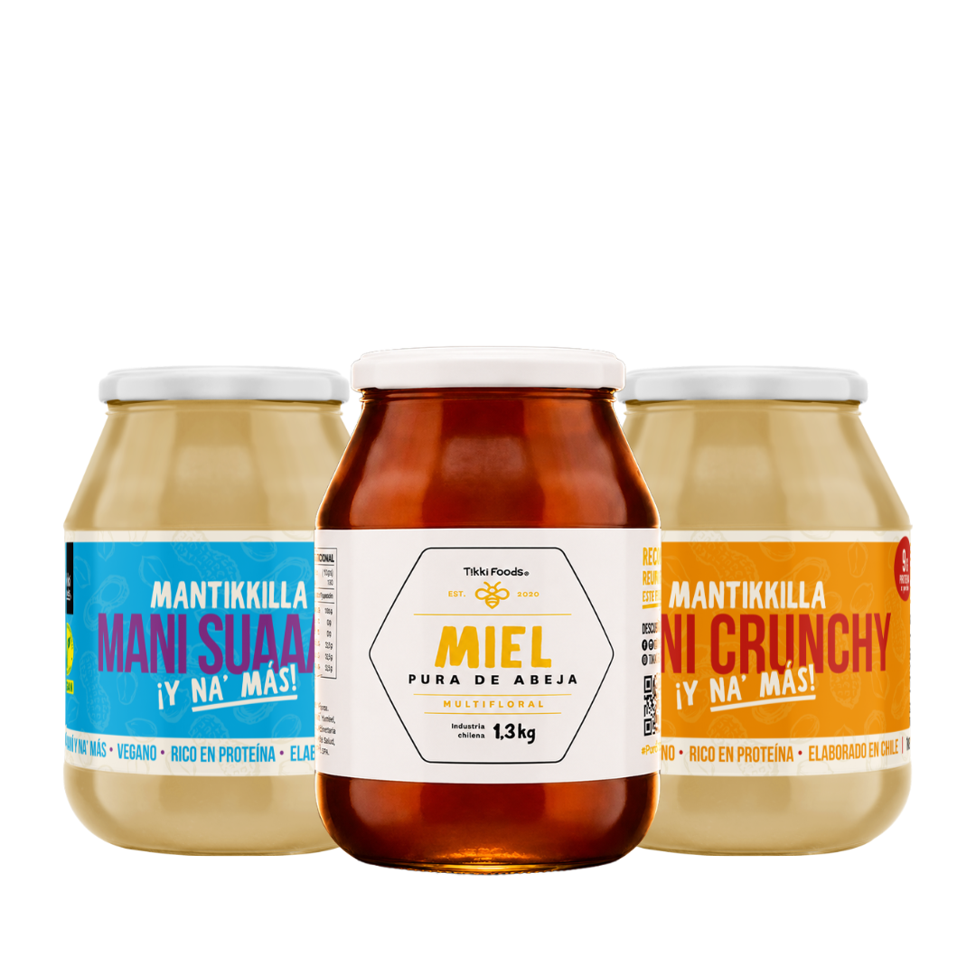 Pack Energy | Miel Multifloral + Mani Suave y Crunchy (1kg)