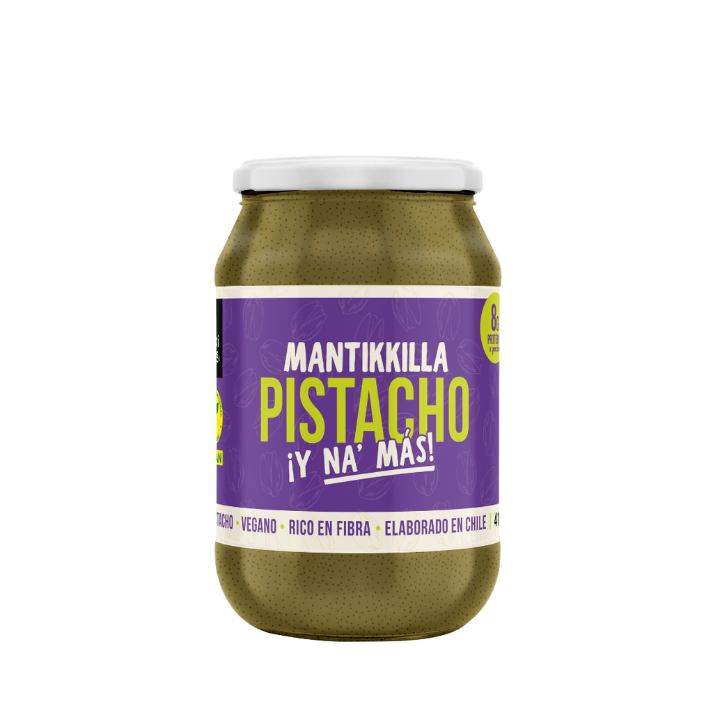 Mantequilla de Pistacho — Crema 100% Pistacho Tradicional, Sin Azúcar Añadida | 410g
