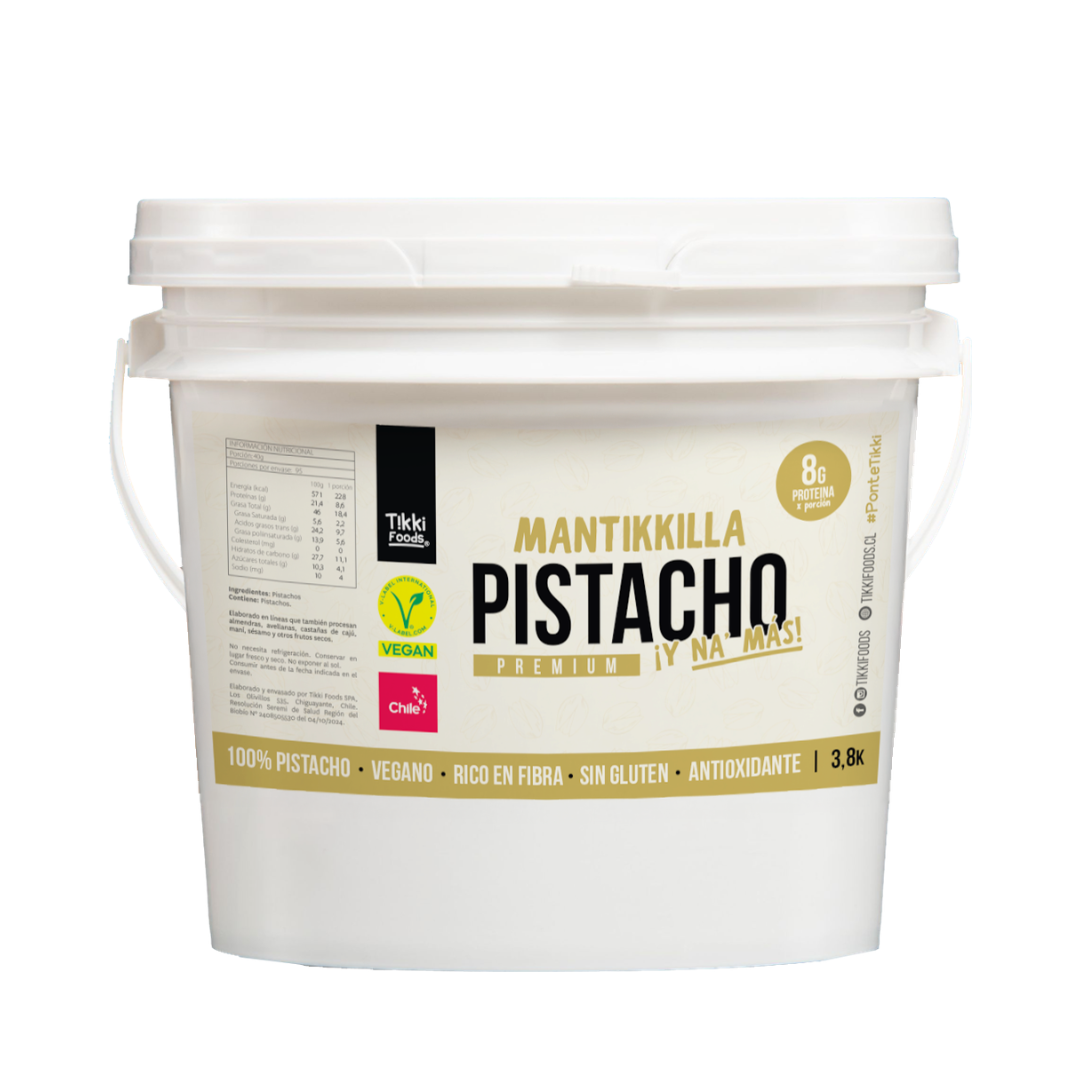 Mantequilla de Pistacho Premium - Balde 3,8 kg