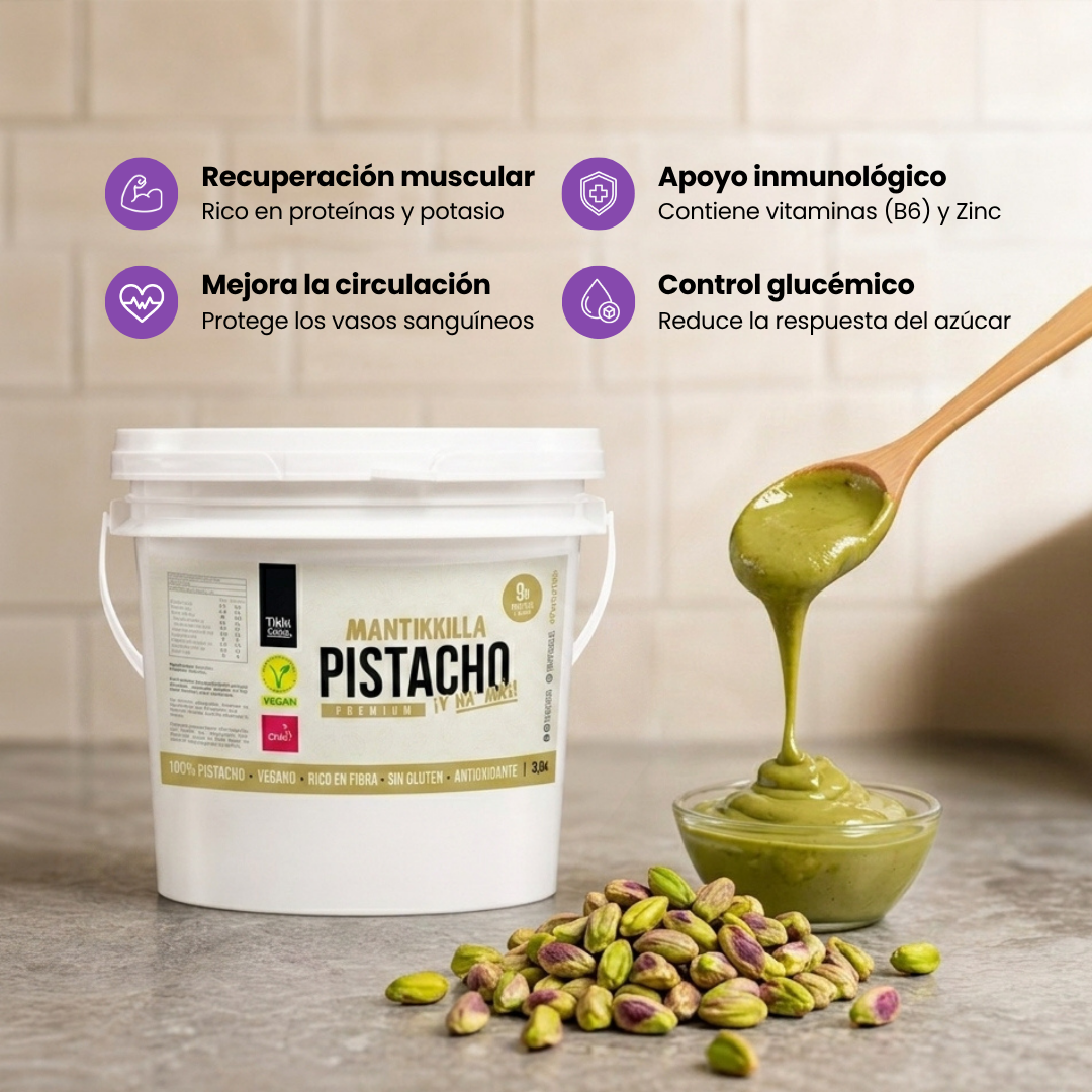 Mantequilla de Pistacho Premium - Balde 3,8 kg