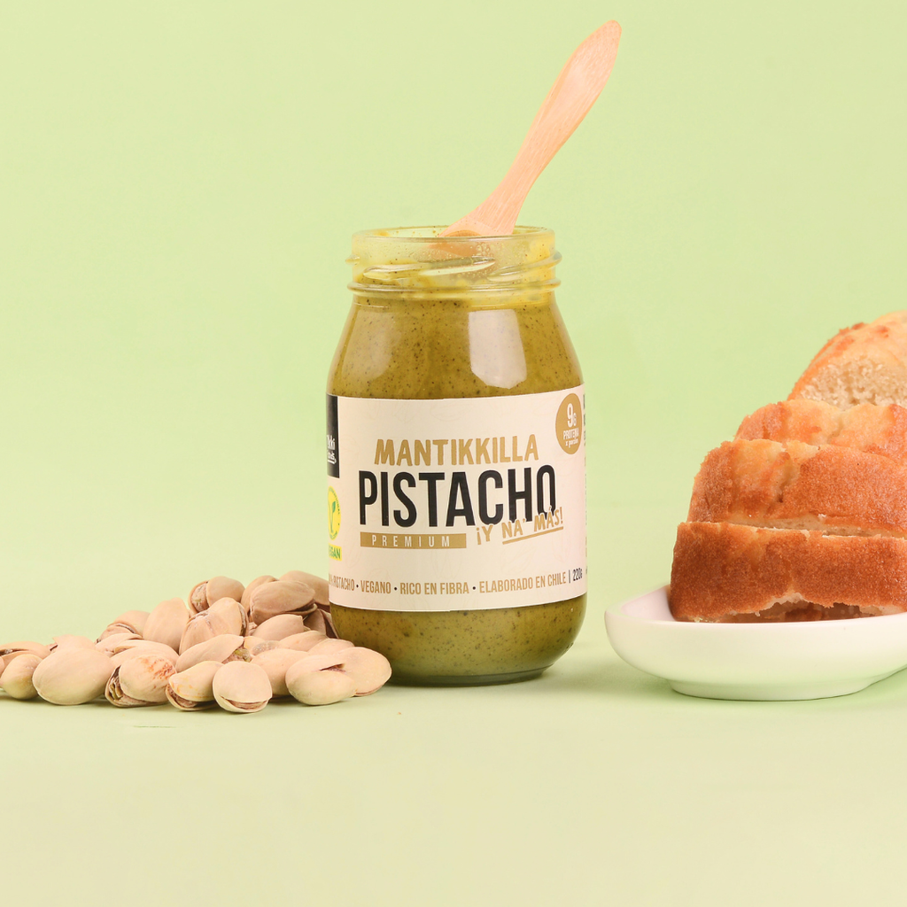 Mantequilla de Pistacho Premium — Crema 100% Pistacho Chileno, Sin Azúcar Añadida | 220g