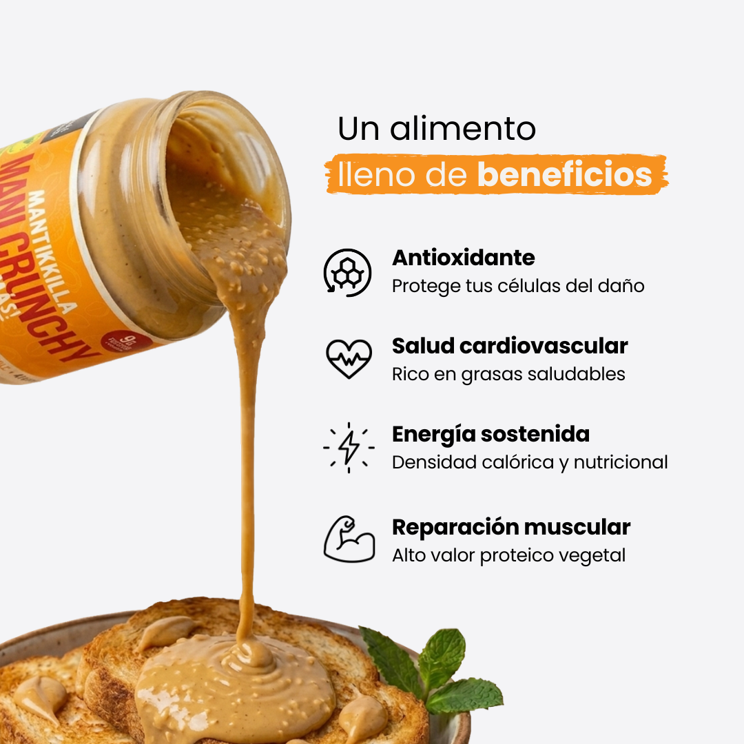 Mantequilla de Maní Crunchy - 410g