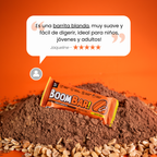 Barrita energética BoomBar CHOCOMANÍ — Barrita Energética Natural, Sin Azúcar Añadida | 45g, 12 unids
