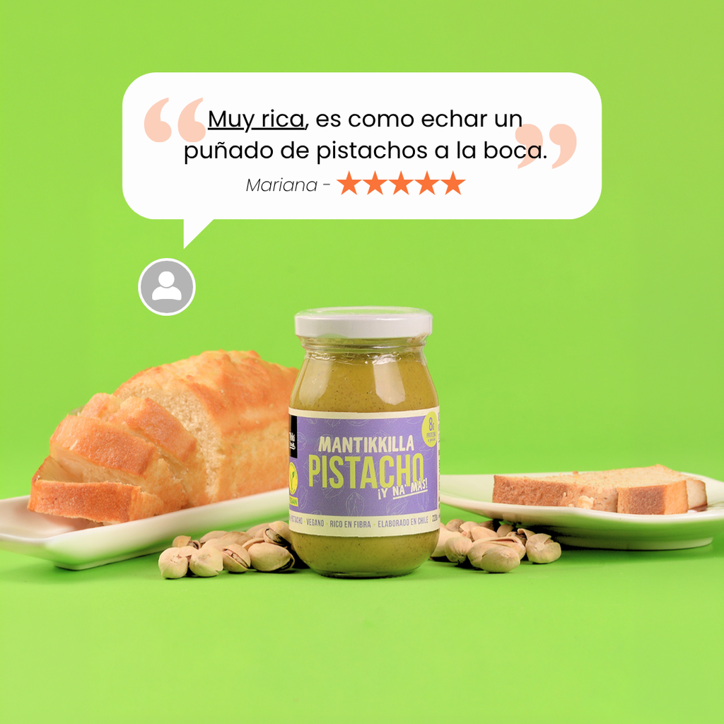 Mantequilla de Pistacho — Crema 100% Pistacho Tradicional, Sin Azúcar Añadida | 220g